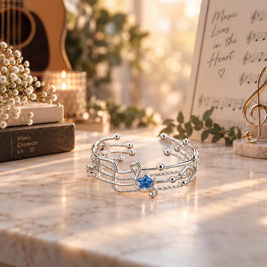 Blue Melody Music Ring