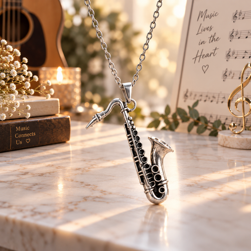 Saxophone Necklace