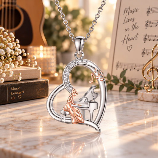 Piano Woman Necklace