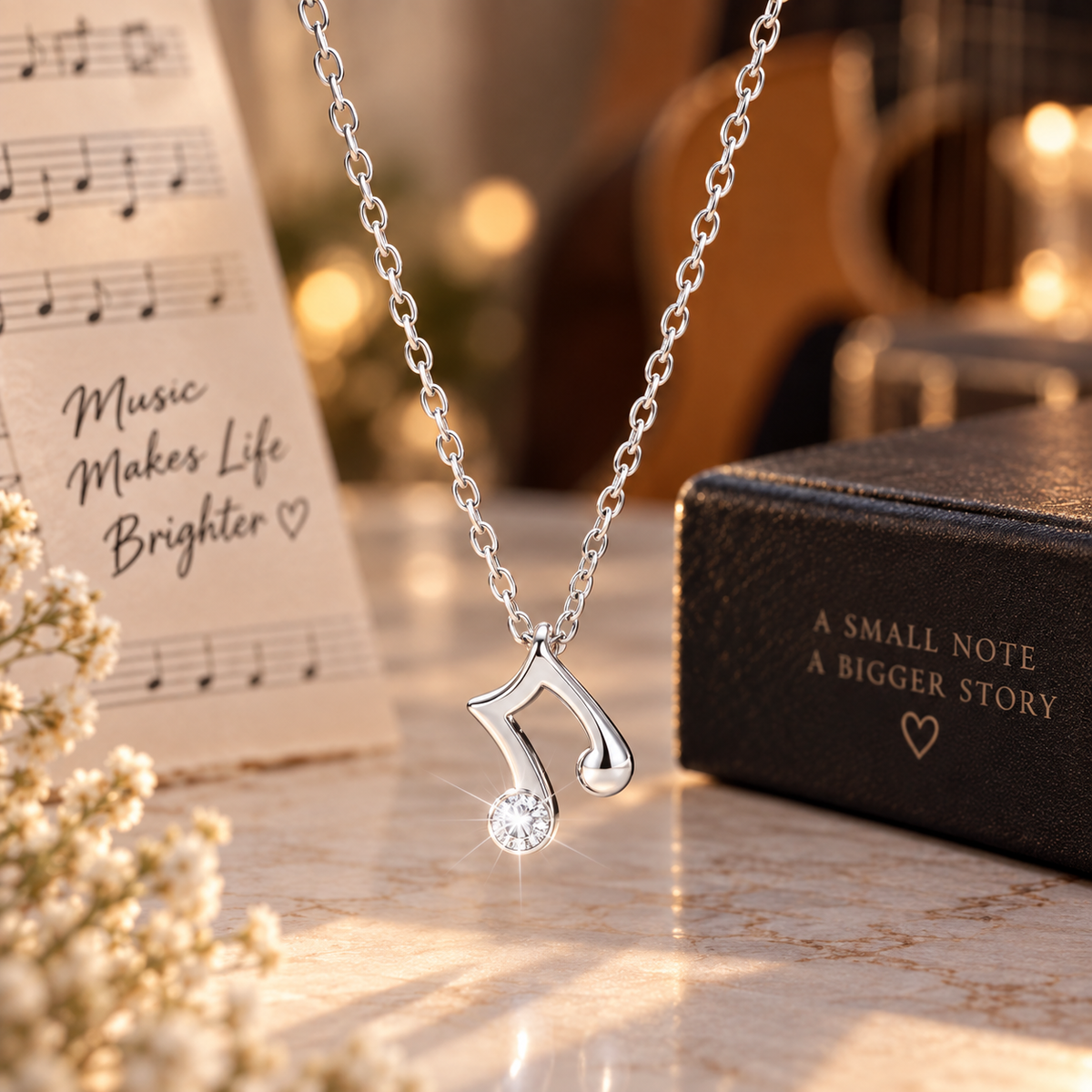 Eighth Note Necklace