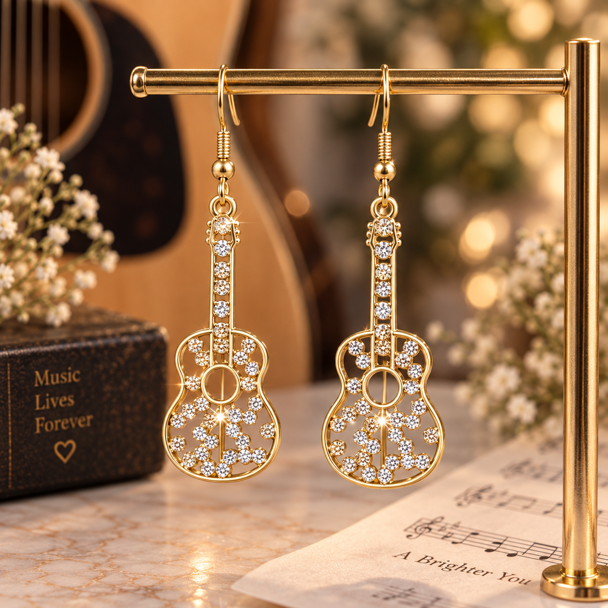 Acoustic Guitar Earrings