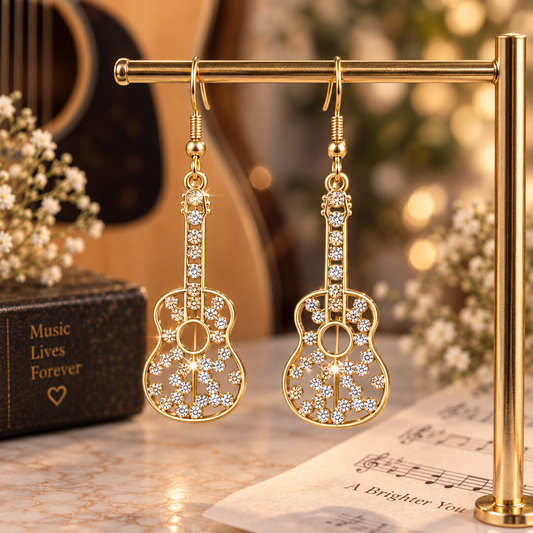 Acoustic Guitar Earrings
