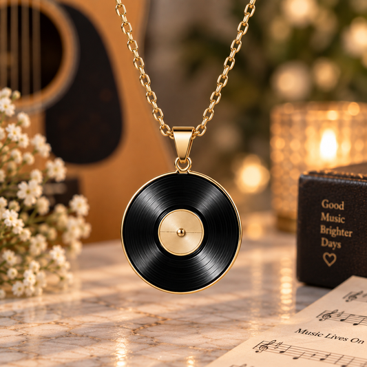 Vinyl Necklace