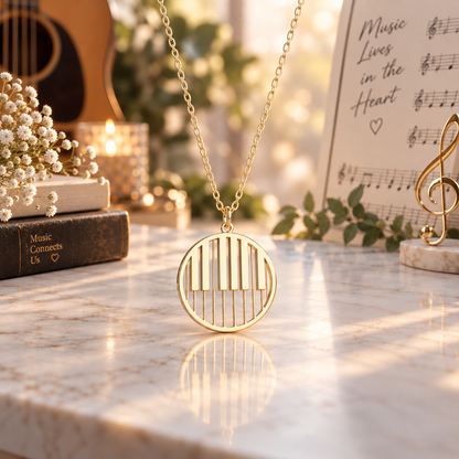 Piano Keys Necklace