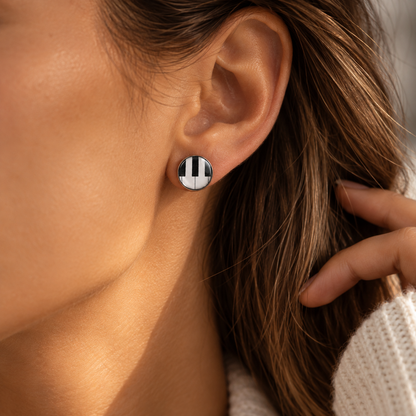 Piano Stud Earrings