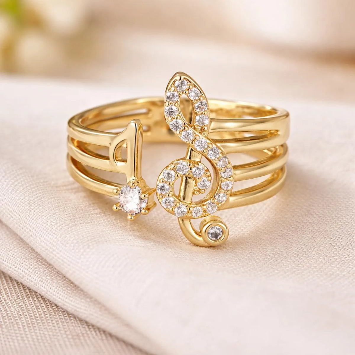 Golden Melody Music Ring