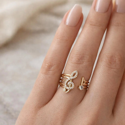 Golden Melody Music Ring
